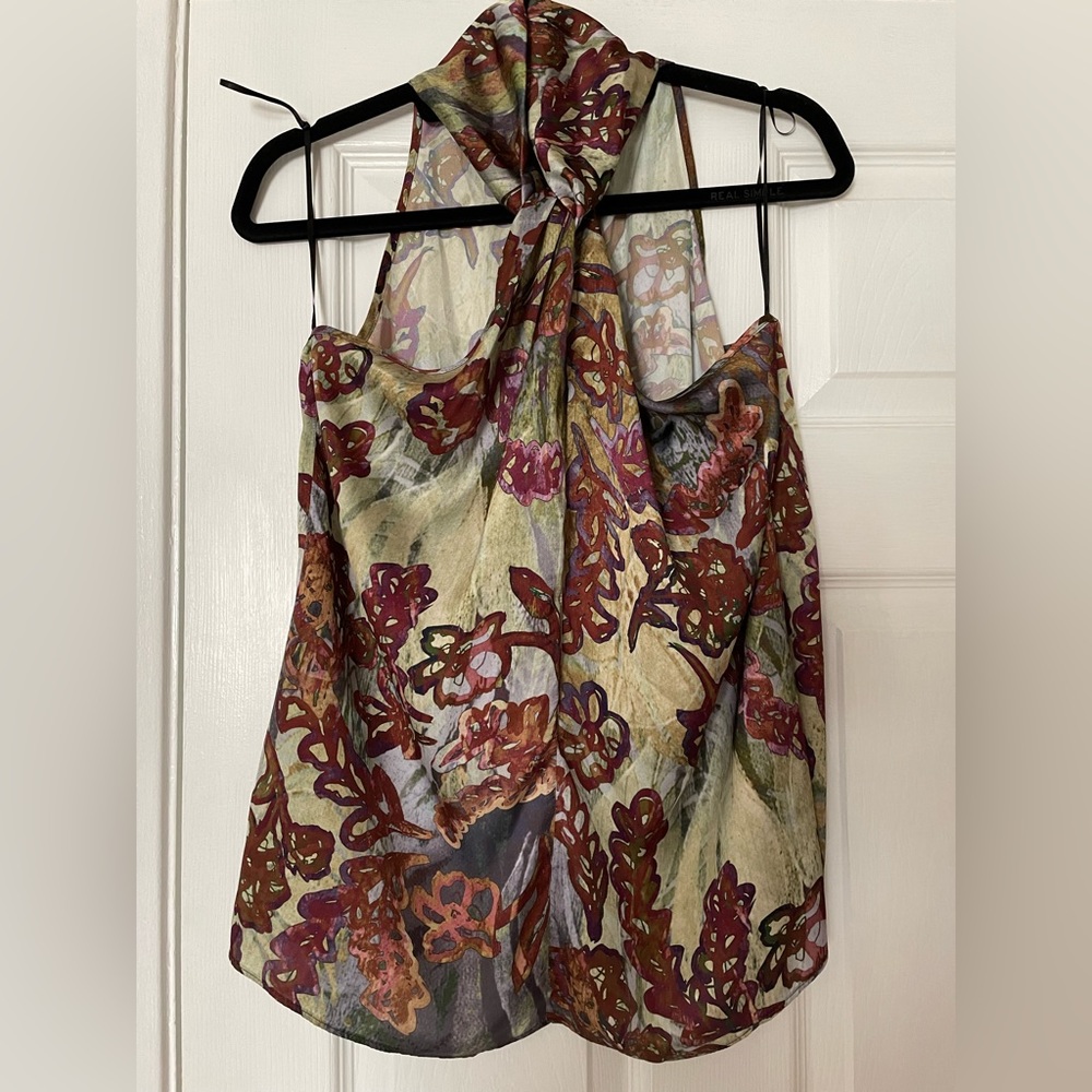 Lola&Sophie sleeveless floral print top size M